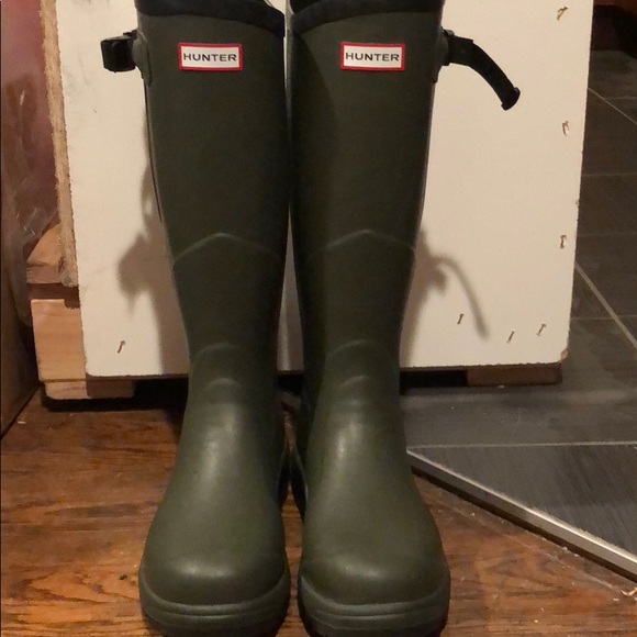 Hunter men's tall rain boots Clearance